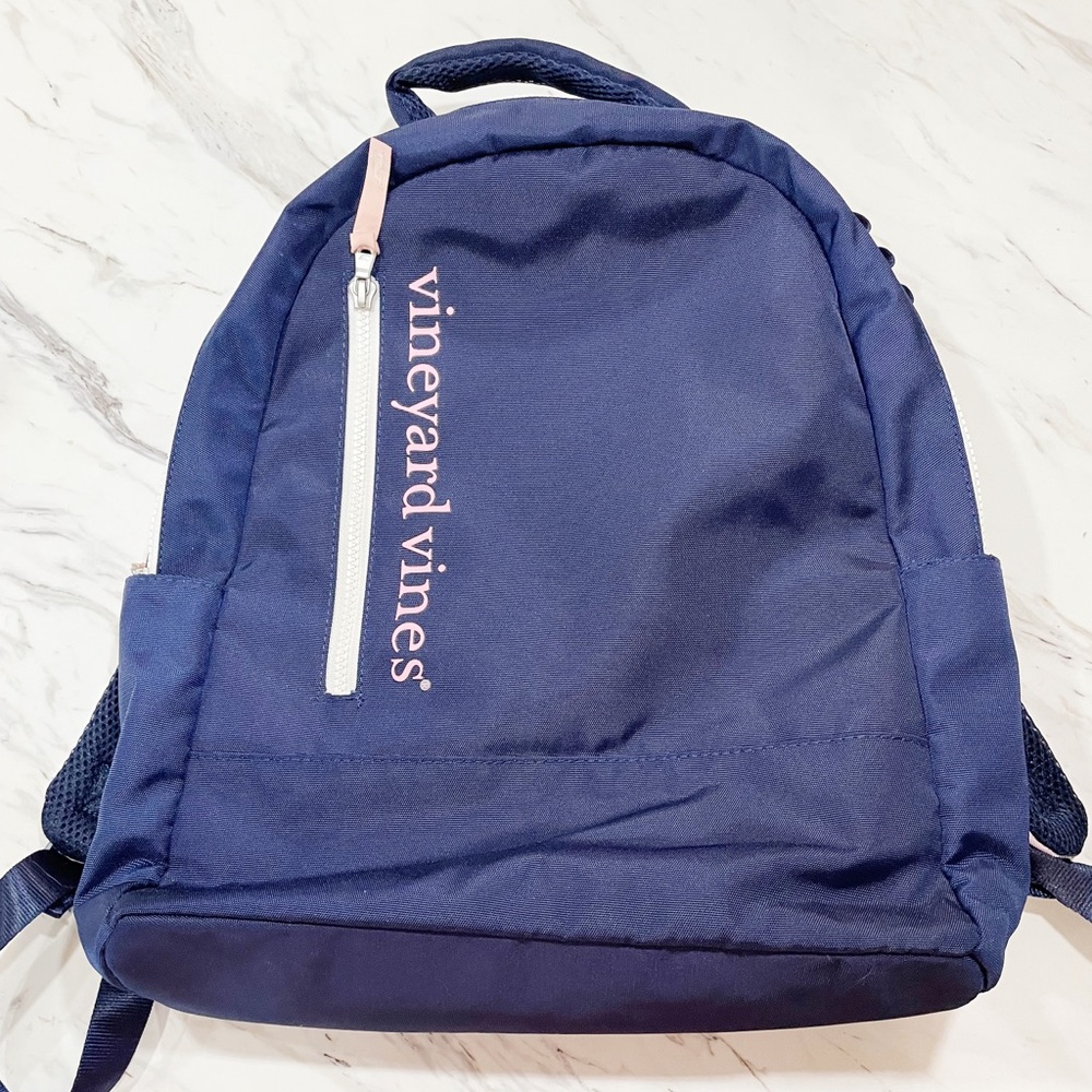 Vineyard Vines for Target Navy Blue and Pink Bookbag